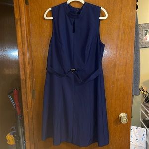 Navy Sleeveless Dress
